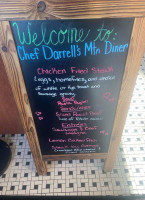 Chef Darrell's Mountain Diner menu
