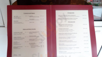Schlosscafe menu