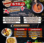 Las Previas Restobar menu