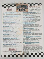 Peppercorn's Diner menu