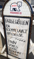 Færgegrillen outside