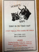 Hokies Bbq Grill menu