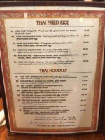 Golden Buddha Thai Cuisine menu