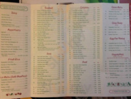 Ming Garden Chinese Resturant menu