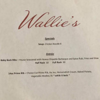 Wallie's Of Greenwich menu