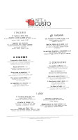 Arte&gusto menu