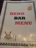 The Reno menu
