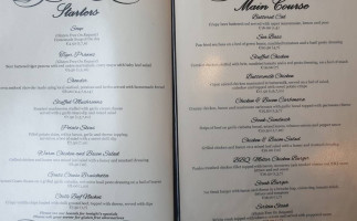 The Rusty Nail menu