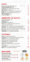 La Fabryk Grenoble menu