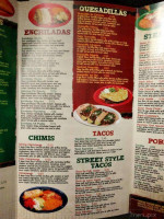 El Parian Mexican menu