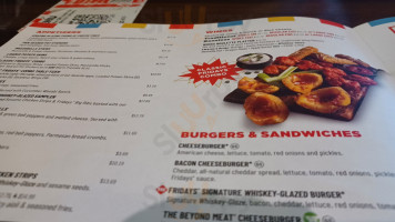 Tgi Fridays menu