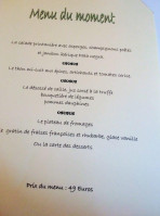 Cheval Blanc menu