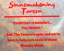 Sinnemahoning Tavern menu