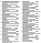 Ninja Sushi, Midwest City menu