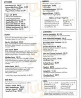 Warehouse And Grill menu