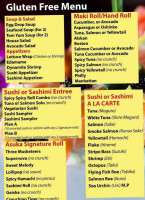 Asuka menu