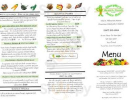 Murphy's Health Food And Juice menu