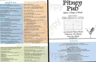 Pitney Pub menu