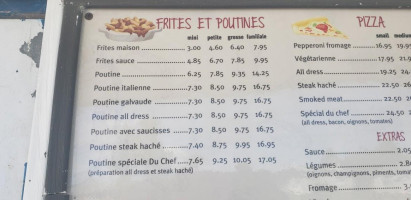 Cantine Chez Mimi menu
