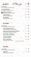 La Fabryk Grenoble menu