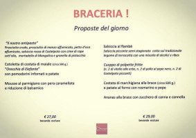 A Casa Di Dionisio menu