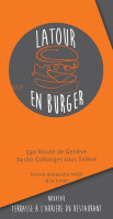 La Tour En Burger menu