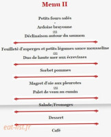 Le Cadet Roussel menu