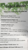 Moeraki Tavern menu
