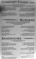 Cascade Grill menu