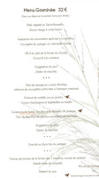 La Grée Des Landes menu