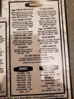 The Hangar American Grill menu
