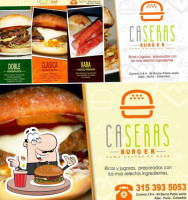 Caseras Burger food