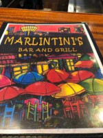 Marlintini's menu