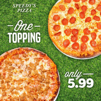 Speedy's Pizza food