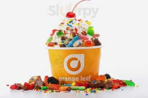 Orange Leaf Frozen Yogurt food