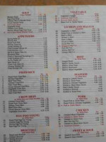 Ocean Dragon Chinese menu