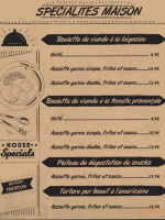 Les Tontons Zingueurs menu