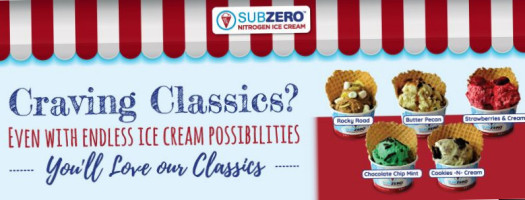 Sub Zero Nitrogen Ice Cream Food Truck food