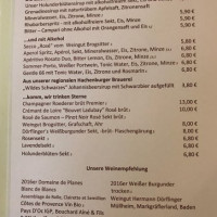 Romantik Hotel Alte Vogtei menu