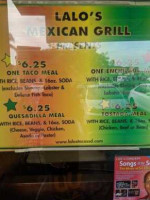 Lalo's Mexican Grill food