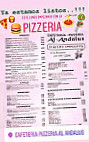 Cafeteria Pizzeria Al Andalus menu