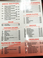 Taco House menu