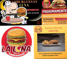 Hamburguesas La Luna food