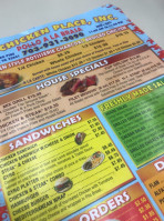 The Chicken Place menu