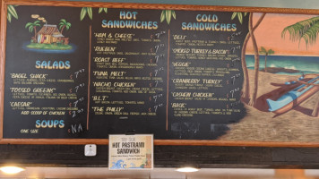 Bagel Shack menu