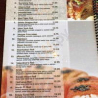 Mizumi Hibachi Sushi menu