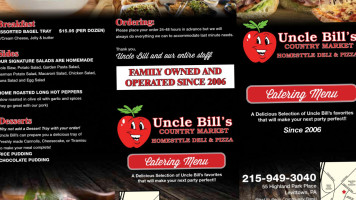 Uncle Bill's Country Market food