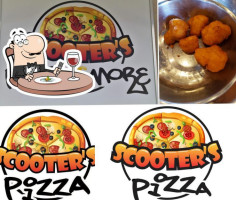 Scooters Pizza food