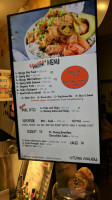 Hawaiian Poke Bowl menu