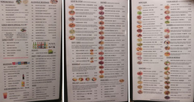 Korean Fusion Bbq menu